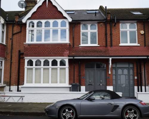 Edwardian Mid-Terrace loft extension, Automist fire protection Chiswick