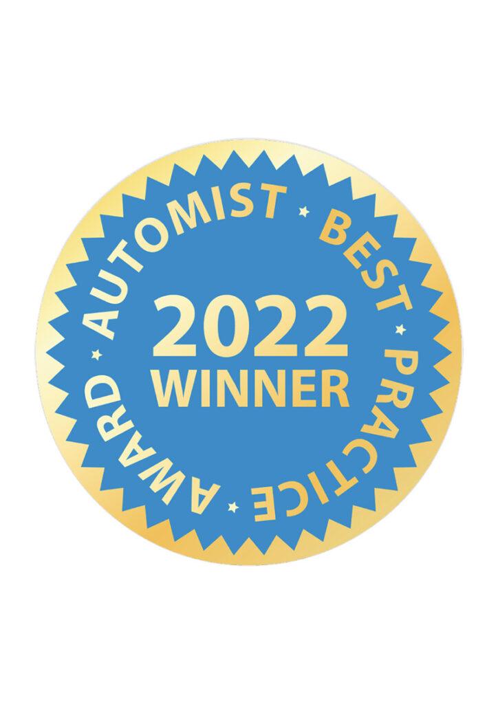 automist winner badge 2022 Blue Light