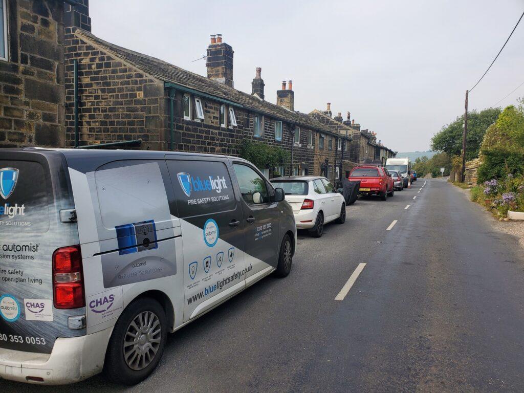 Blue Light Safety in West Yorkshire for Automist install